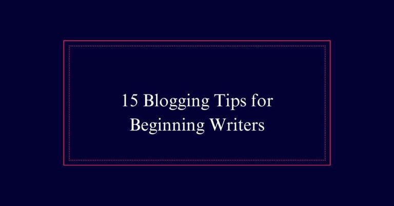 Blogging Tips