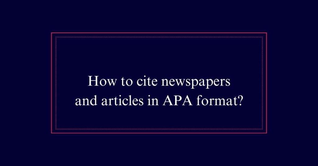 cite newspapers 