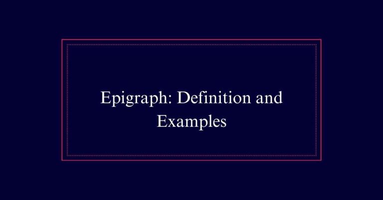 Epigraph mean