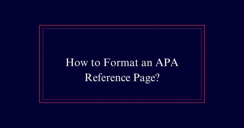 Format AAA Reference