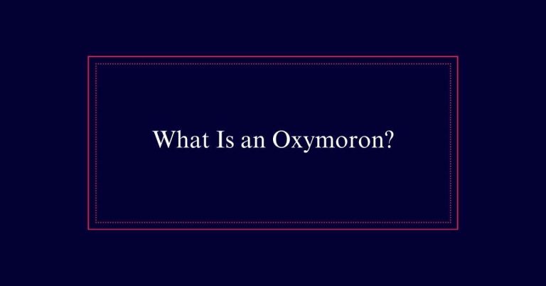 Oxymoron