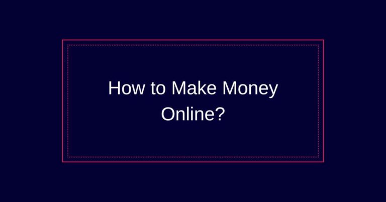 Make money online