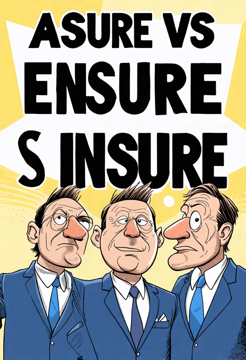 Assure Vs Ensure Vs Insure