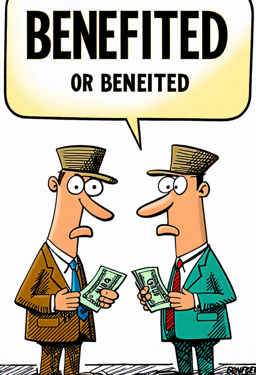 Benefited Or Benefitted