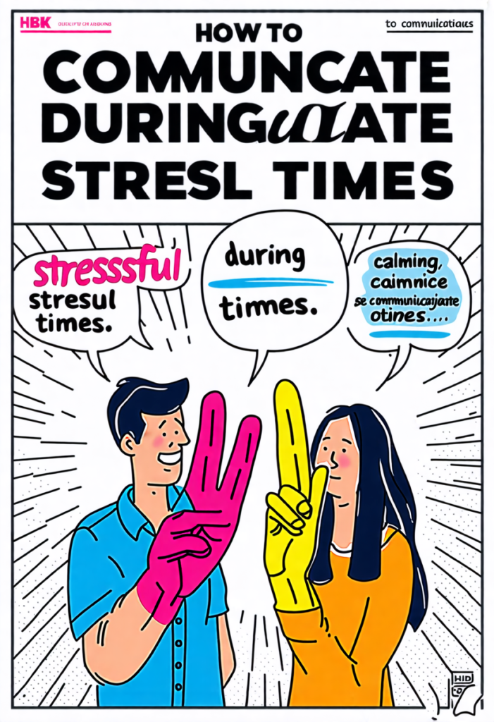 communicate during stressful times