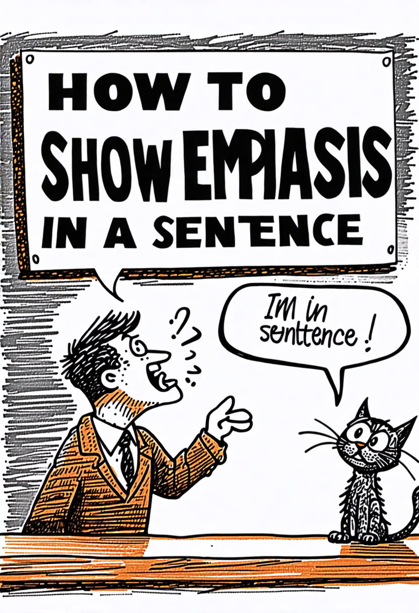 How To Show Emphasis In A Sentence