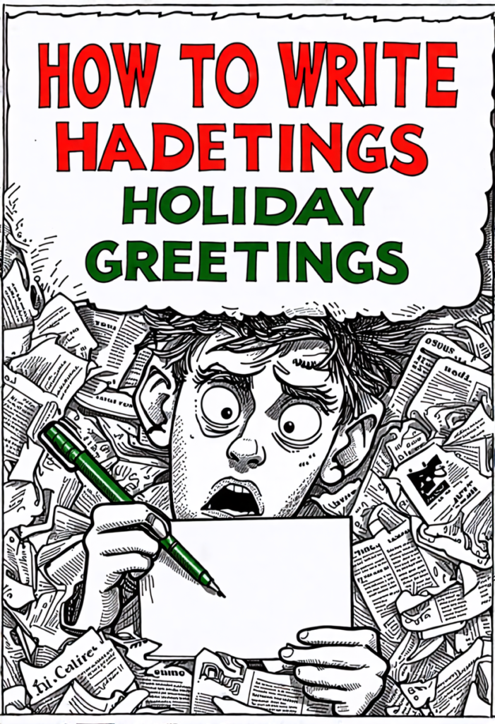 write holiday greetings