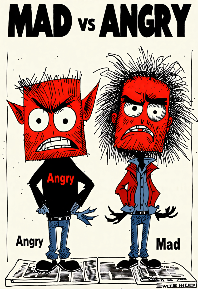 Mad Vs Angry