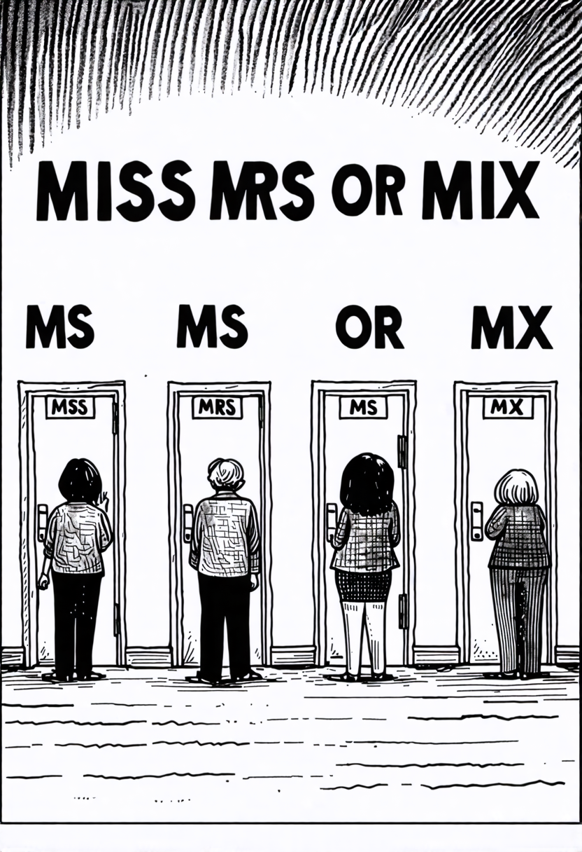 Miss Mrs Ms Or Mx