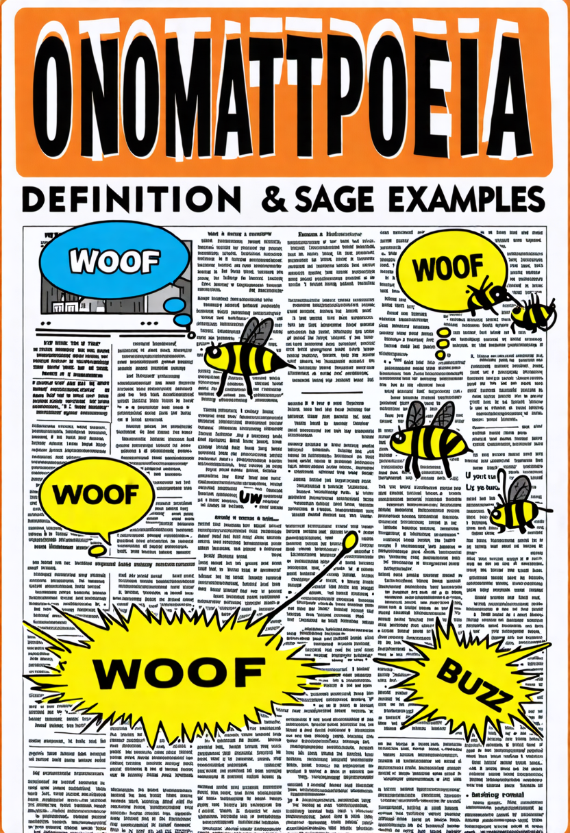 Onomatopoeia Definition And Usage Examples