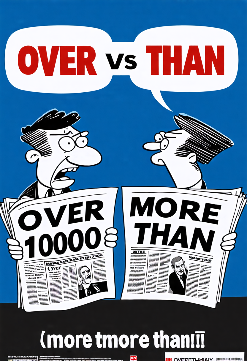 Over Vs More Than