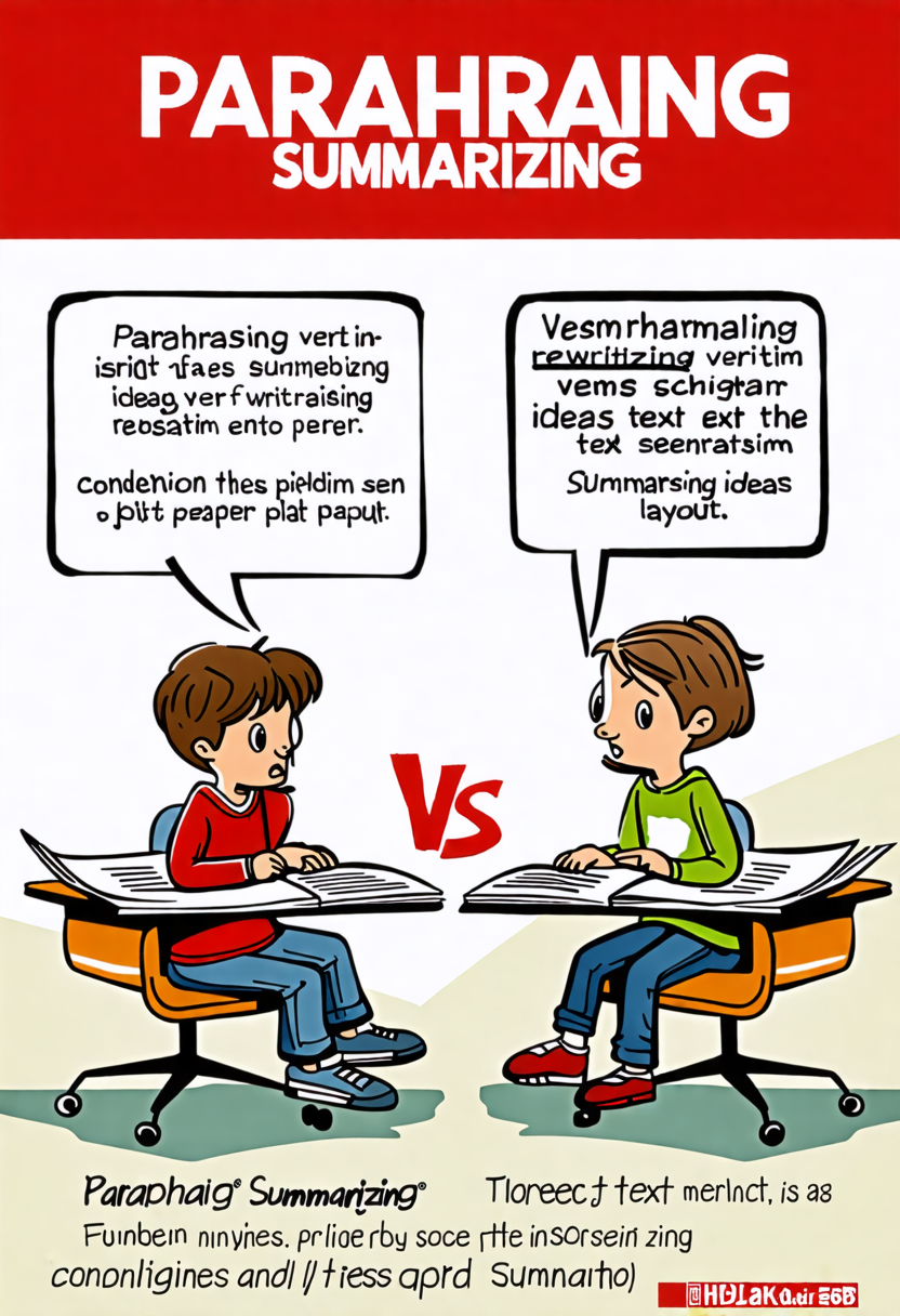 Paraphrasing Vs Summarizing