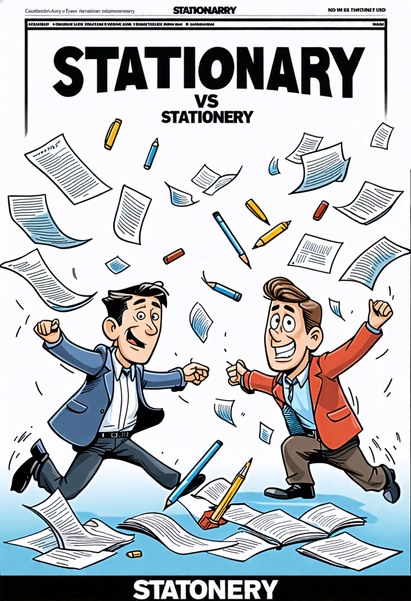 Stationary Vs Stationery