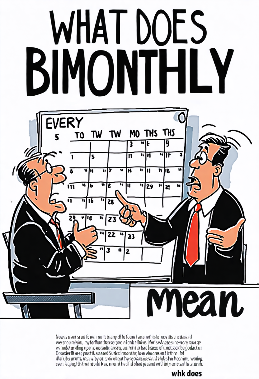 What Does Bimonthly Mean